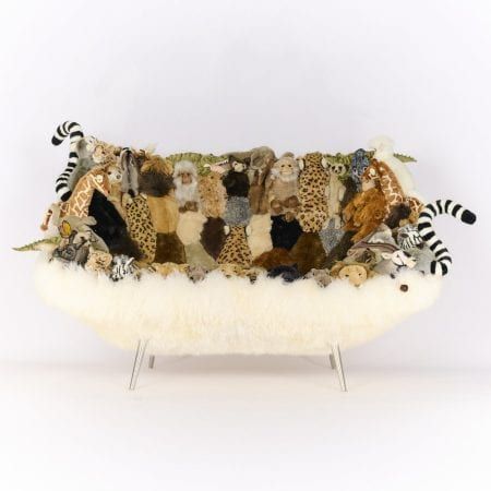 AP Collection upholstered sofa.